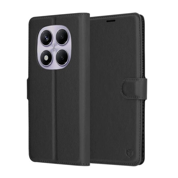 Techsuit Xiaomi Redmi Note 14 Pro 4G Leather Folio Θήκη Βιβλίο - Black