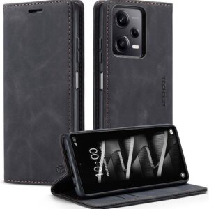 Techsuit Samsung Galaxy A26 5G / A17 Confy Cover Θήκη Βιβλίο - Black