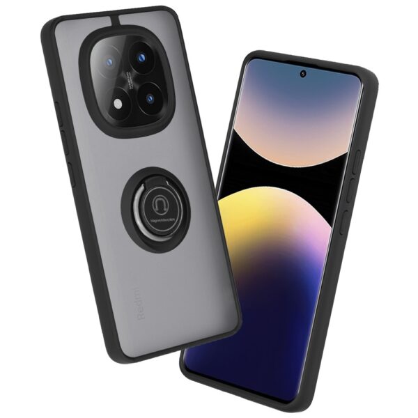 Techsuit Xiaomi Redmi Note 14 Pro 5G / Poco X7 5G Glinth Θήκη Σκληρή - Black