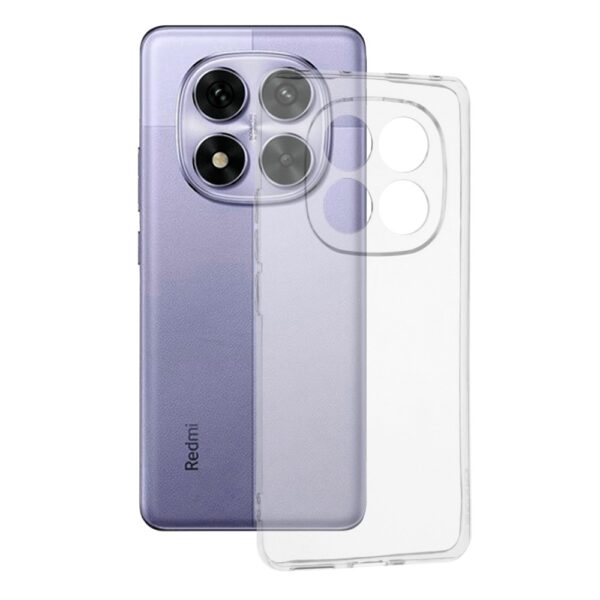 Techsuit Xiaomi Redmi Note 14 Pro 5G / Poco X7 5G Θήκη Σιλικόνης TPU - Διάφανη