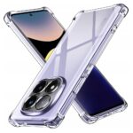 Techsuit Xiaomi Redmi Note 14 Pro 5G / Poco X7 5G Θήκη Σιλικόνης TPU - Διάφανη