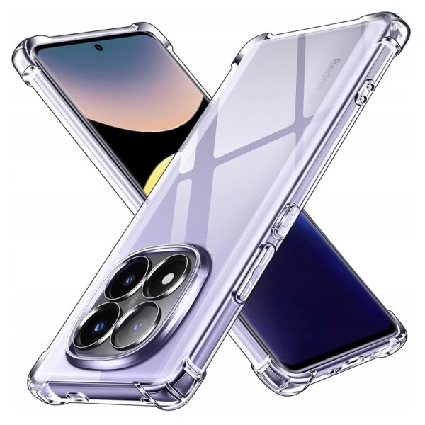 Techsuit Xiaomi Redmi Note 14 Pro 5G / Poco X7 5G Θήκη Σιλικόνης TPU - Διάφανη