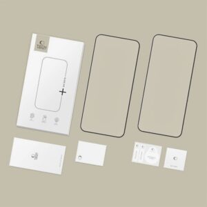 Xiaomi Redmi 15C / Poco C85 Προστασία Οθόνης με Μαύρο Περίγραμμα 2 Pack Tech-Protect Fit+ Full Face Tempered Glass