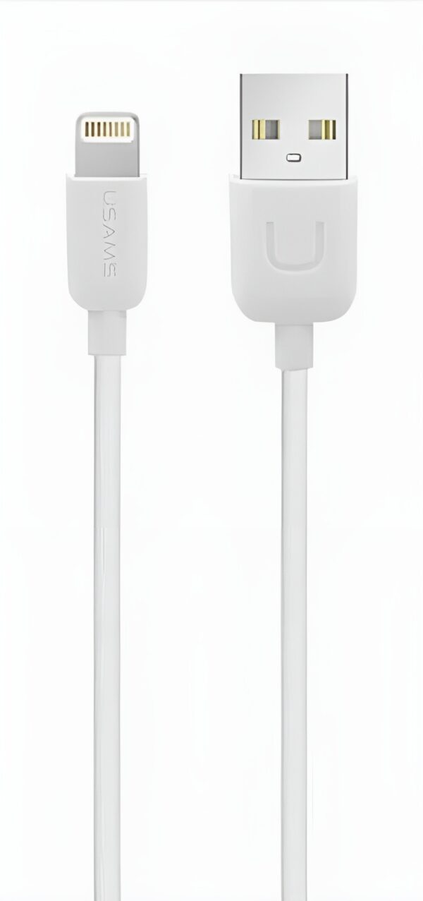 USAMS U-Turn Series USB-A to Lightning 10.5W 1m Λευκό