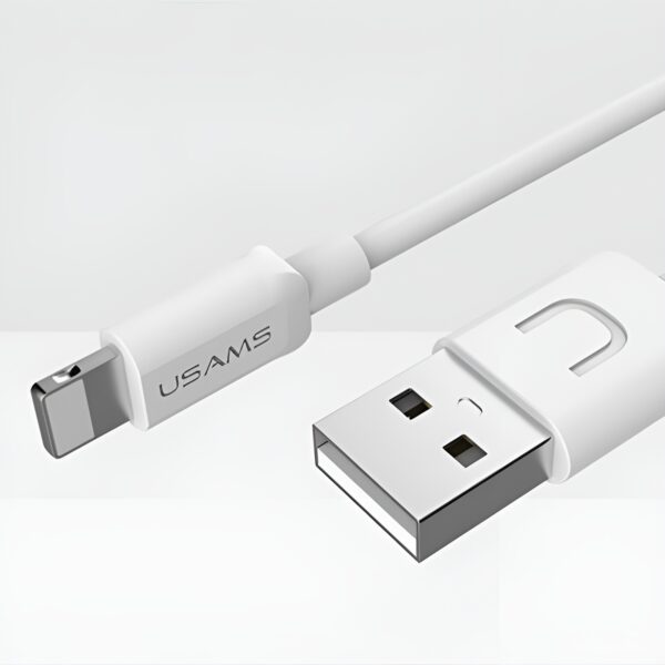 USAMS U-Turn Series USB-A to Lightning 10.5W 1m Λευκό