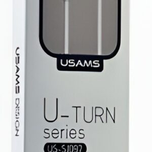 USAMS U-Turn Series USB-A to Lightning 10.5W 1m Λευκό