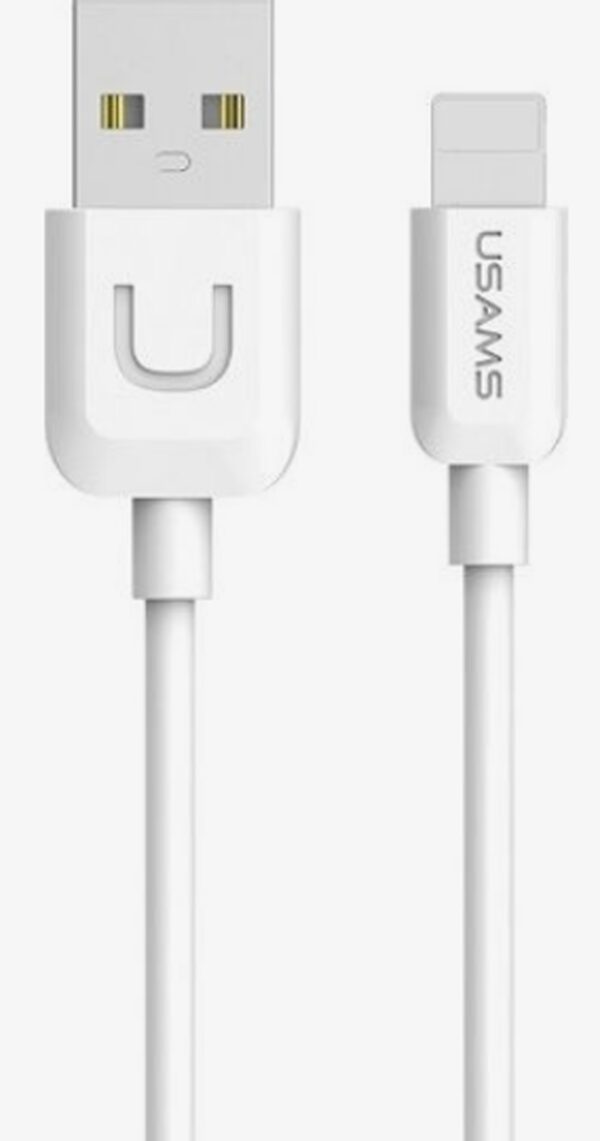 USAMS U-Turn Series USB-A to Lightning 10.5W 1m Λευκό