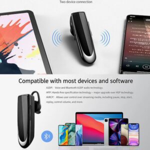 Techsuit CB1 In-Ear Bluetooth Μονό Handsfree Μαύρο