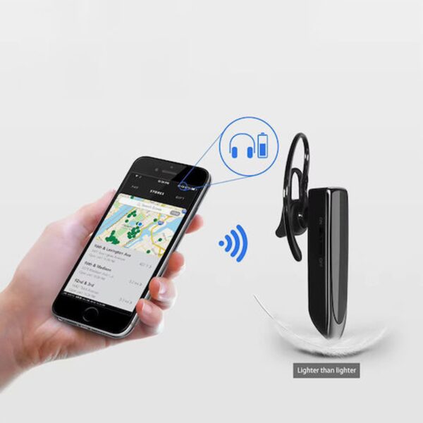 Techsuit CB1 In-Ear Bluetooth Μονό Handsfree Μαύρο