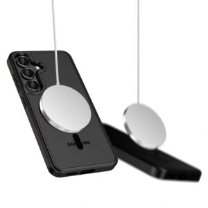 TECH-PROTECT Samsung Galaxy A56 5G Magsafe Magmat Θήκη Με Πλαίσιο Σιλικόνης Φιμέ - Matte Black