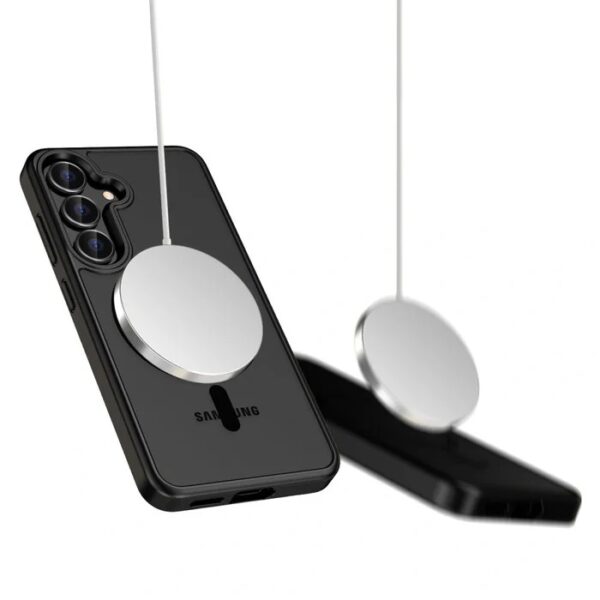 TECH-PROTECT Samsung Galaxy A56 5G Magsafe Magmat Θήκη Με Πλαίσιο Σιλικόνης Φιμέ - Matte Black