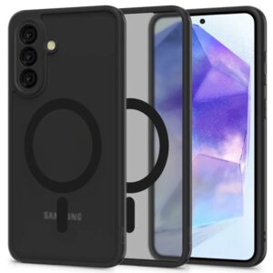 TECH-PROTECT Samsung Galaxy A56 5G Magsafe Magmat Θήκη Με Πλαίσιο Σιλικόνης Φιμέ - Matte Black