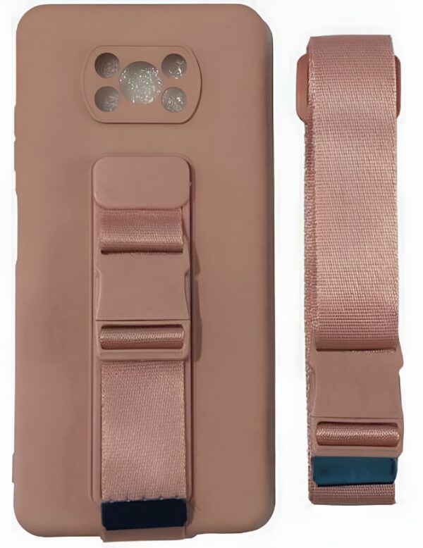 Forcell Xiaomi Poco X3 NFC / X3 Pro Lanyard Rope Θήκη Σιλικόνης - Pink