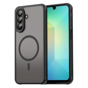 Techsuit Samsung Galaxy S24 FE MagSafe HaloFrost Θήκη Σκληρή Διάφανη - Black