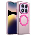 Techsuit Xiaomi Redmi Note 14 Pro 5G MagSafe CandyCase Θήκη Σκληρή Διάφανη - Pink