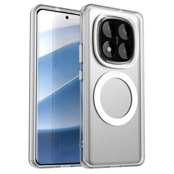 Techsuit Xiaomi Redmi Note 14 Pro 5G MagSafe CandyCase Θήκη Σκληρή Διάφανη - White