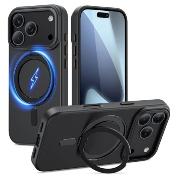 Tech Protect iPhone 17 Pro Max MagRing MagSafe Θήκη Σκληρή - Black