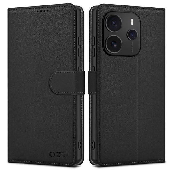 Tech Protect Xiaomi Redmi Note 14 5G Wallet Θήκη Βιβλίo - Matte Black