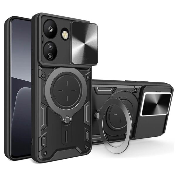 Techsuit Xiaomi Redmi 15C 4G / Poco C85 CamGuard Pro Θήκη Σκληρή - Black