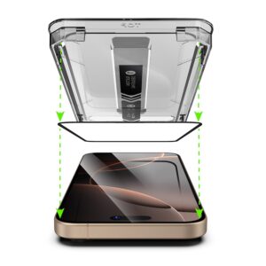 iPhone 13 / 13 Pro / 14 / 16e 2 Pack Προστασία Οθόνης Με Μαύρο Περίγραμμα Techsuit Titanglass Full Face Tempered Glass