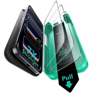 iPhone 17 Pro Max ESR UltraFit Armorite Pro Screen Protector Προστασία Οθόνης με Μαύρο Περίγραμμα Full Face Tempered Glass