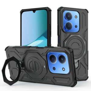 Techsuit Xiaomi Redmi 15C 4G / 5G / Poco C85 Carbon Shield Pro Θήκη Σκληρή - Black