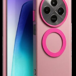 Techsuit Xiaomi Redmi 14C / Poco C75 CandyCase MagSafe Θήκη με Πλαίσιο Σιλικόνης - Pink