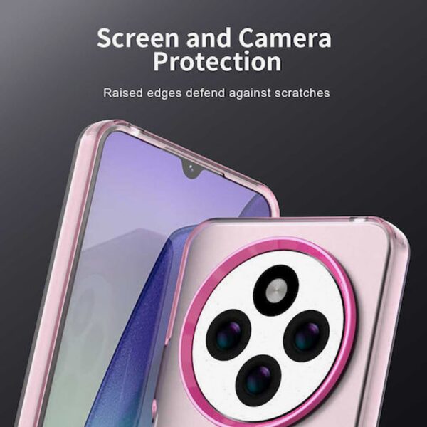 Techsuit Xiaomi Redmi 14C / Poco C75 CandyCase MagSafe Θήκη με Πλαίσιο Σιλικόνης - Pink