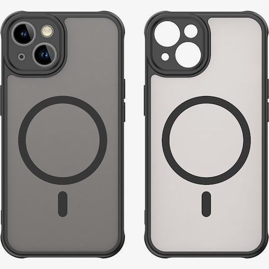 Techsuit iPhone 13 MagSafe HaloFrost II Θήκη Σκληρή Φιμέ - Black