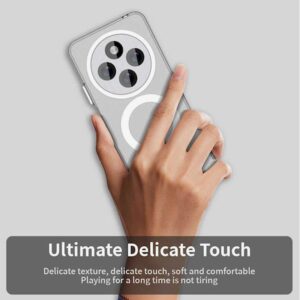 Techsuit Xiaomi Redmi 14C / Poco C75 CandyCase MagSafe Θήκη Σκληρή Διάφανη - White