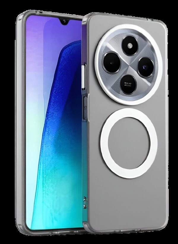 Techsuit Xiaomi Redmi 14C / Poco C75 CandyCase MagSafe Θήκη Σκληρή Διάφανη - White Techsuit Xiaomi Redmi 14C / Poco C75 CandyCase MagSafe Θήκη Σκληρή Διάφανη - White