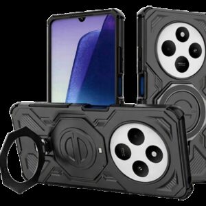 Techsuit Xiaomi Redmi 14C / Poco C75 Carbon Shield PRO Θήκη Σκληρή - Black