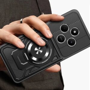 Techsuit Xiaomi Redmi 14C / Poco C75 Rugged Cam Θήκη Σκληρή - Purple Black