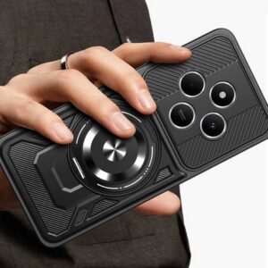 Techsuit Xiaomi Redmi 14C / Poco C75 Rugged Cam Θήκη Σκληρή - Purple Black