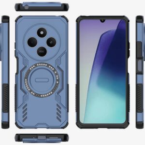 Techsuit Xiaomi Redmi 14C / Poco C75 MagSafe Armor Θήκη Σκληρή - Blue