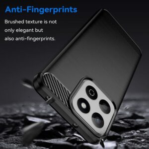 Techsuit Xiaomi Redmi 14C 4G / Poco C75 Brushed Carbon Θήκη Σιλικόνης - Black