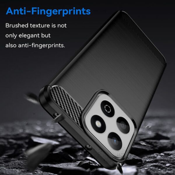 Techsuit Xiaomi Redmi 14C 4G / Poco C75 Brushed Carbon Θήκη Σιλικόνης - Black