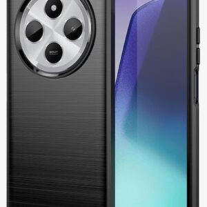 Techsuit Xiaomi Redmi 14C 4G / Poco C75 Brushed Carbon Θήκη Σιλικόνης - Black