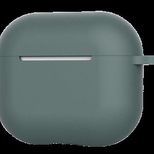 AirPods 4 Θήκη Σιλικόνης με Γάντζο Techsuit Smooth Ultrathin Protective Silicone Case with Hook Teal