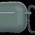 AirPods 4 Θήκη Σιλικόνης με Γάντζο Techsuit Smooth Ultrathin Protective Silicone Case with Hook Teal