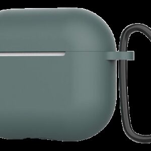 AirPods 4 Θήκη Σιλικόνης με Γάντζο Techsuit Smooth Ultrathin Protective Silicone Case with Hook Teal