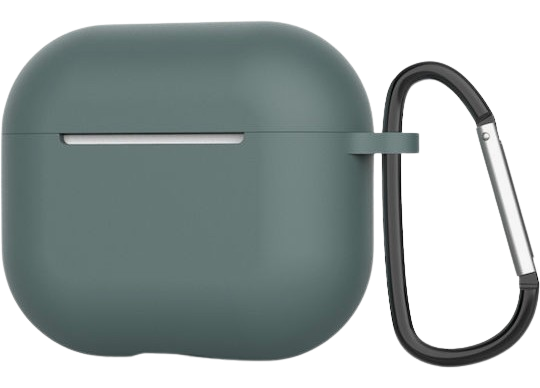 AirPods 4 Θήκη Σιλικόνης με Γάντζο Techsuit Smooth Ultrathin Protective Silicone Case with Hook Teal