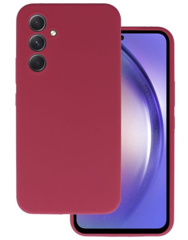 Forcell Samsung Galaxy A24 5G/4G Soft Touch Θήκη Σιλικόνης - Bordeaux