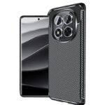 Techsuit Xiaomi Redmi Note 14 Pro 5G / Note 14 Pro Plus 5G / X7 5G CarbonFiber Θήκη Σιλικόνης - Black