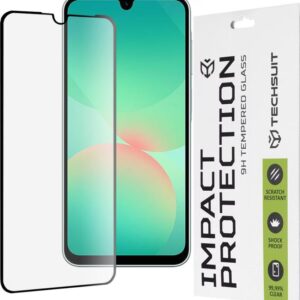 Samsung Galaxy A36 / A56 5G Προστασία Οθόνης με Μαύρο Περίγραμμα Techsuit Full Glue Tempered Glass