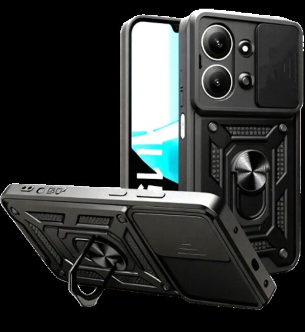 Techsuit Xiaomi Redmi 15C 4G / Poco C85 MagSafe CamShield Θήκη Σκληρή - Black