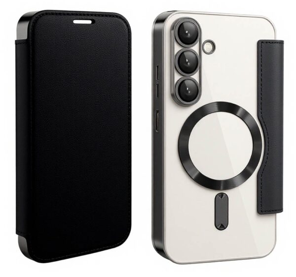 Techsuit Samsung Galaxy A56 5G SmartMag Θήκη Βιβλίο - Black