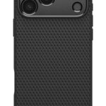 Spigen iPhone 17 Pro Liquid Air Θήκη Σιλικόνης - Black