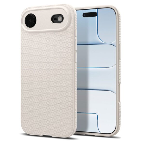 Spigen iPhone 17 Air Liquid Air Θήκη Σιλικόνης - Natural Titanium