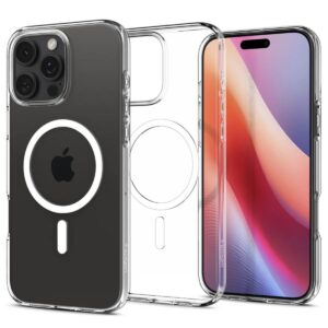 Spigen iPhone 16 Pro Max Magfit Ultra Hybrid Θήκη Σιλικόνης - Διάφανη